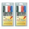 Marvy Uchida Broad Point Chalk Marker Broad Tip Set 4C, Basic Colors, 8PK 480-4C